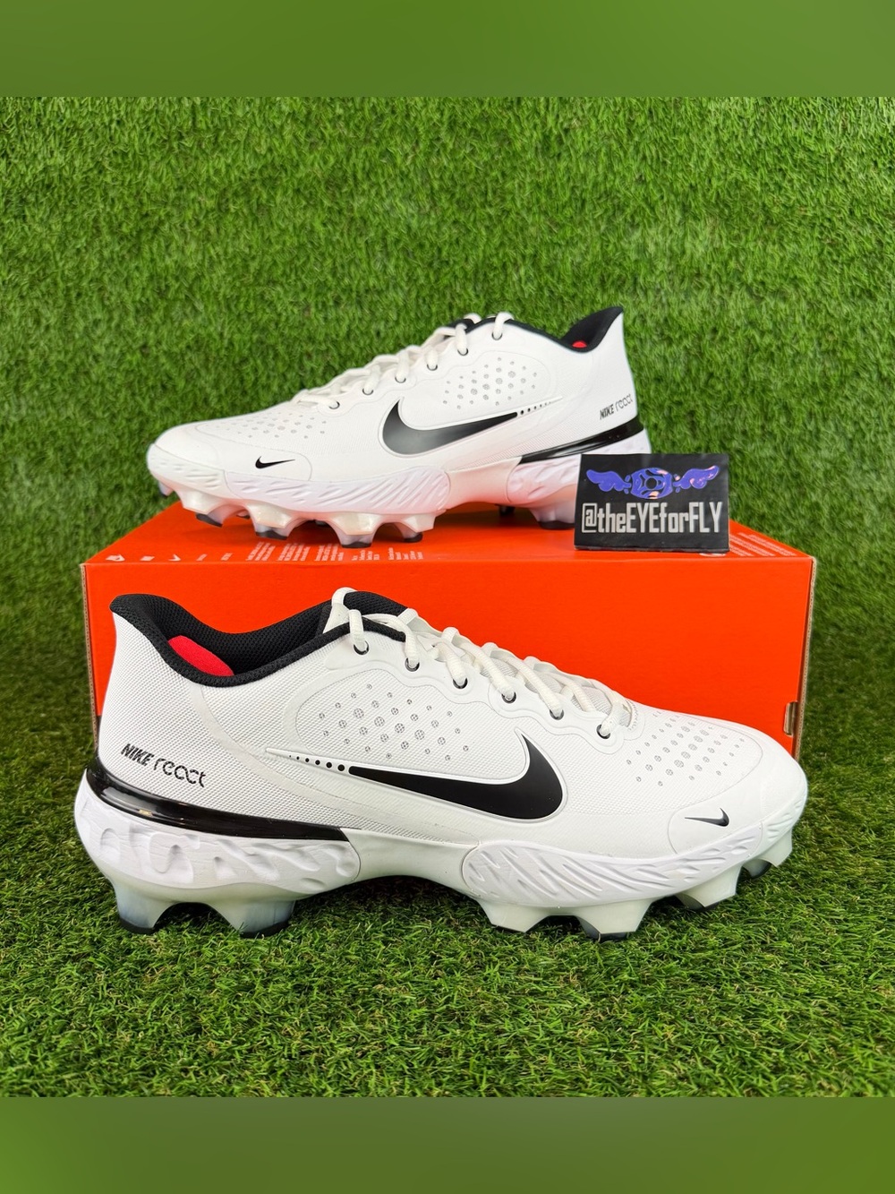 NEW Nike Alpha Huarache Elite 3 Low Molded Baseball Cleats CZ5649-103 Men’s 13